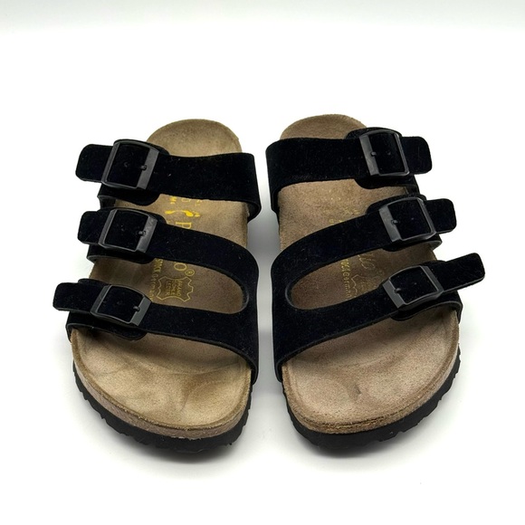 Papillio by Birkenstock Florida Sandal Black EU 37 L6 M4 - Picture 2 of 10